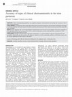 Research paper thumbnail of Accuracy of signs of clinical chorioamnionitis in the term parturient