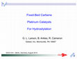 Research paper thumbnail of Fixed-Bed Carbene Platinum Catalysts for Hydrosilylation