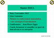 Research paper thumbnail of Emmanuel Legeard Le 3-7 Master en sciences du sport, Université de Lausanne