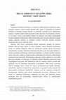 Research paper thumbnail of İRFAN, ERDEM VE EYLEMİN ŞİİRİ:
MEHMET ÂKİF ERSOY