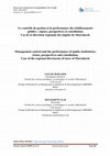 Le contrôle de gestion et la performance des établissements publics : enjeux, perspectives et conciliation. Cas de la direction régionale des impôts de Marrakech Cover Page