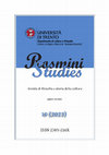 Research paper thumbnail of Rosmini Studies 10 (2023)