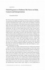 Research paper thumbnail of Polish Responses to Dadaism: The Voices on Dada, Contacts and Interpretations, in: Cannibalizing the Canon Dada Techniques in East-Central Europe, eds. O. Botar, I. Denischenko, Gabor Dobo, Merse Pal Szeredi, Brill: Leiden, 2023, pp. 55-76.