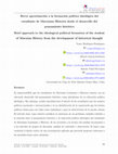 Research paper thumbnail of Breve aproximación a la formación política ideológica del estudiante de Marxismo Historia desde el desarrollo del pensamiento histórico