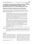 Research paper thumbnail of A comparative study on the acute and long-term effects of MDMA and 3,4-dihydroxymethamphetamine (HHMA) on brain monoamine levels after i.p. or striatal administration in mice