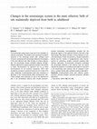 Research paper thumbnail of Changes in the serotonergic system in the main olfactory bulb of rats unilaterally deprived from birth to adulthood