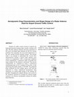 Research paper thumbnail of Aerodynamic drag characteristics and shape design of a radar antenna used for airport ground traffic control