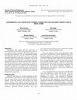 Research paper thumbnail of Experimental Fully-Developed Thermal Convection for Non-Darcy Water Flow in Metal Foam