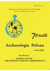 Research paper thumbnail of The Formation of the Units of the Polish People's Army (1944-1945) in Eastern Poland. The LiDAR Evidence (p. 269-287) Archaeologia Polona 61, Warszawa 2023