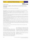 Research paper thumbnail of In the know: cognitive and social factors in mental health nursing assessment