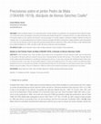 Research paper thumbnail of Precisiones sobre el pintor Pedro de Mata (1564/68-1619), discípulo de Alonso Sánchez Coello