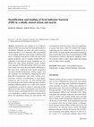 Research paper thumbnail of Stratification and loading of fecal indicator bacteria (FIB) in a tidally muted urban salt marsh