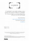 Research paper thumbnail of La "quebradura" como modelo ontológico: notas a propósito del encuentro de Marcuse con Heidegger