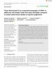 Research paper thumbnail of Three-dimensional X-ray-computed tomography of 3300-to 6000-year-old Citrullus seeds from Libya and Egypt compared to extant seeds throws doubts on species assignments