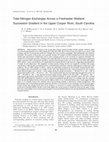 Research paper thumbnail of Tidal nitrogen exchanges across a freshwater wetland succession gradient in the upper Cooper River, South Carolina