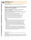 Research paper thumbnail of Rumination, gender, and depressive symptoms associated with caregiving strain in bipolar disorder