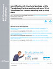 Research paper thumbnail of Identification of structural geology at the Tangkuban Parahu geothermal area, West Java based on remote sensing and gravity data