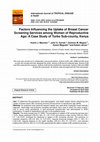 Factors Influencing the Uptake of Breast Cancer Screening Services among Women of Reproductive Age: A Case Study of Turbo Sub-county, Kenya Cover Page