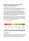 Research paper thumbnail of Defining the Trauma-Awareness Spectrum in Humanitarian, Development and Peacebuilding Interventions