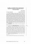 Research paper thumbnail of İş Sağlığı ve Güvenliği Koordinasyon Hizmetlerinin Önleyici İSG Faaliyetleri Üzerinde Etkisi: Sakarya Üniversitesi Örneği