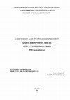 Research paper thumbnail of EARLY IRON AGE IN SIMLEU DEPRESSION AND SURROUNDING AREAS. GÁVA TYPE DISCOVERIES