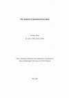 Research paper thumbnail of The Adoption of Agricultural Innovations