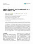 Diagnostic Performance of SARS-CoV-2 Rapid Antigen Test in relation to RT-PCR Cq Value Cover Page