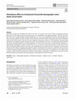 Research paper thumbnail of Disturbance effect on Ceratozamia fuscoviridis demography