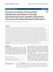 Research paper thumbnail of Crinoid encrustation of holocystitid diploporitan echinoderms: strongly asymmetrical Silurian dendritic attachment structures with palaeobiological implications