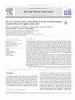 Research paper thumbnail of The rise of pinnacle reefs: A step change in marine evolution triggered by perturbation of the global carbon cycle