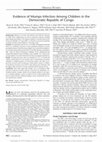 Research paper thumbnail of Evidence of Mumps Infection Among Children in the Democratic Republic of Congo