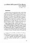 Research paper thumbnail of LA CULTURA DELLA PACE DI DON BOSCO. UNA SINTESI