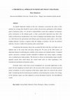 Research paper thumbnail of A THEORETICAL APPROACH TO MONETARY POLICY STRATEGIES