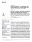 Biological evaluation of isoflavonoids from Genista halacsyi using estrogen-target cells: Activities of glucosides compared to aglycones Cover Page