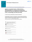 Research paper thumbnail of <i>Aplysina aerophoba</i> (Nardo, 1833) (Porifera, Demospongiae): an unexpected miniaturised growth form from the tidal zone of Mediterranean caves: morphology and DNA barcoding