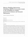 Research paper thumbnail of Historic Building Information Modelling (HBIM) from points clouds to the modelling of complex geometrical elements and thematic information