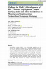 Walking the Walk? (Mis)alignment of EFL Teachers' Self-Reported Corpus Literacy Skills and Their Competence in Planning and Implementing Corpus-Based Language Pedagogy Cover Page