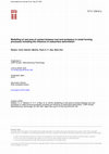 Research paper thumbnail of Modelling of real area of contact between tool and workpiece in metal forming processes including the influence of subsurface deformation