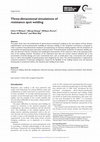 Research paper thumbnail of Three-dimensional simulations of resistance spot welding