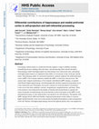 Differential contributions of hippocampus and medial prefrontal cortex to self-projection and self-referential processing Cover Page