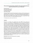 Research paper thumbnail of Características fisicoquímicas y calidad de la proteína de maíces nativos pigmentados de Morelos en dos años de cultivo