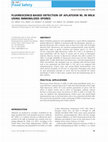 Research paper thumbnail of Fluorescence-Based Detection of Aflatoxin M1 in Milk using Immobilized Spores