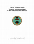 Research paper thumbnail of The five elements process: Designing optimal landscapes to meet bird conservation objectives