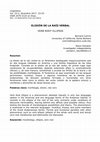 Research paper thumbnail of Elisión De La Raíz Verbal