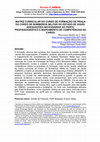 Research paper thumbnail of COURSE CURRICULUM OF THE GOIÁS STATE MILITARY FIRE DEPARTMENT TRAINING COURSE: NECESSARY IMPROVEMENTS TO THE PROFESSIONAL PROFILING COMPETENCY MAPPING OF POSITION \ MATRIZ CURRICULAR DO CURSO DE FORMAÇÃO DE PRAÇA DO CBMGO: ADEQUAÇÕES NECESSÁRIAS E MAPEAMENTO DE COMPETÊNCIAS