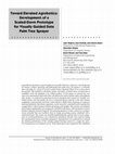 Research paper thumbnail of Toward elevated agrobotics: Development of a scaled-down prototype for visually guided date palm tree sprayer