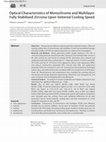 Research paper thumbnail of Optical Characteristics of Monochrome and Multilayer Fully Stabilized Zirconia Upon Sintered Cooling Speed