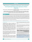 Research paper thumbnail of Risk Factors in Postpartum Depression Among Women from South-East of Romania: Importance of Early Diagnosis