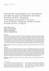 Research paper thumbnail of Intervención arqueológica en la escombrera del taller de vasos de alabastro de Rodén (Fuentes de Ebro, Zaragoza)