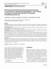 Pilot Interventional Study Comparing Fetomaternal Outcomes of 150 mg Versus 75 mg Aspirin Starting Between 11 and 14 Weeks of Pregnancy in Patients with High Risk of Preeclampsia: A Randomized Control Trial Cover Page